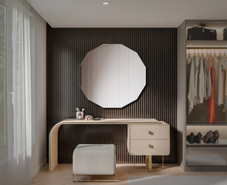 Round wall hanging mirror L204 #2