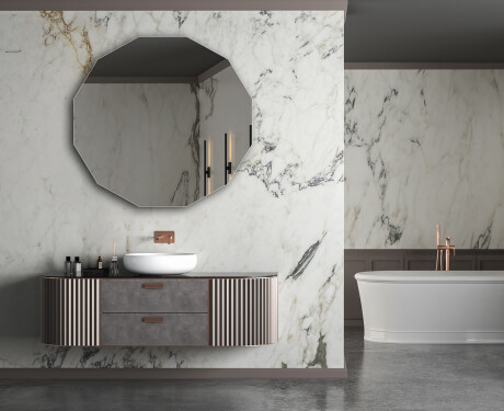 Round wall hanging mirror L204 #5