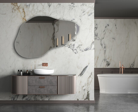 Irregular wall hanging mirror L208 #5