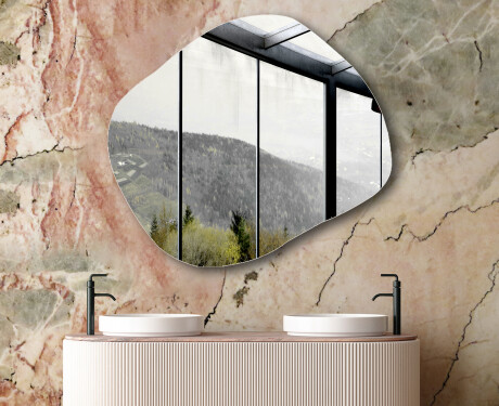 Irregular wall hanging mirror L209 #6