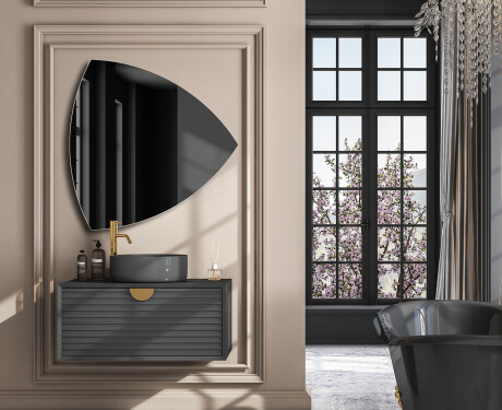 Irregular wall hanging mirror L212 #4