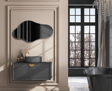 Irregular wall hanging mirror L216 #4