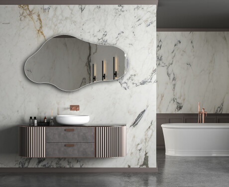 Irregular wall hanging mirror L216 #5