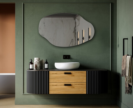 Irregular wall hanging mirror L217