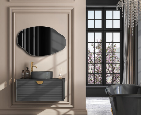 Irregular wall hanging mirror L217 #4