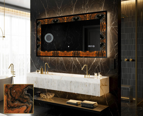 Backlit Decorative Mirror - Mosaic Dreams