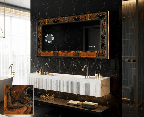 Backlit Decorative Mirror - Mosaic Dreams