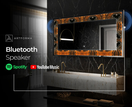 Backlit Decorative Mirror - Mosaic Dreams #9