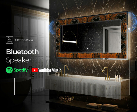 Backlit Decorative Mirror - Mosaic Dreams #7