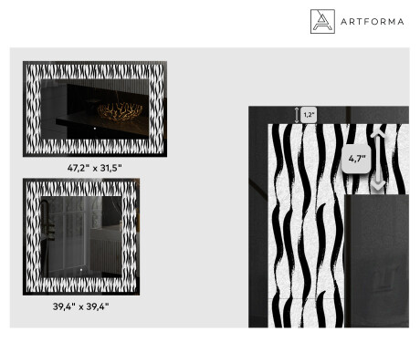 Backlit Decorative Mirror - Vintage Vibes #2