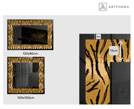 Backlit Decorative Mirror - Midnight Mirage #2