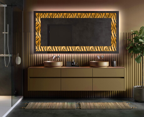 Backlit Decorative Mirror - Midnight Mirage #5