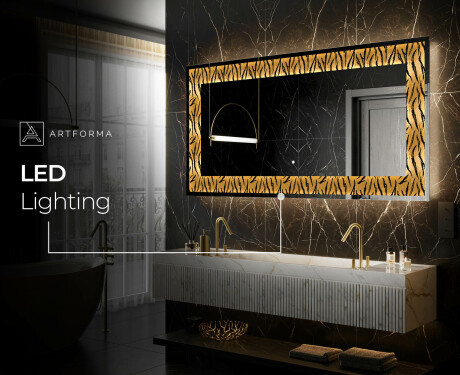 Backlit Decorative Mirror - Midnight Mirage #9