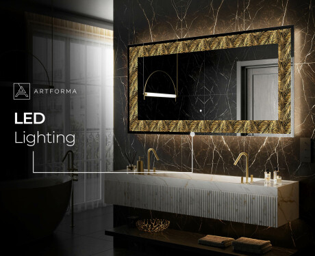 Backlit Decorative Mirror - Tropical Paradise #7