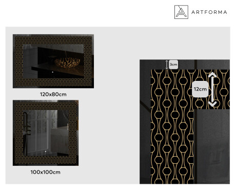 Backlit Decorative Mirror - Nordic Charm #2