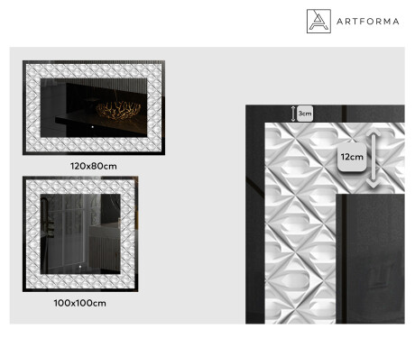 Backlit Decorative Mirror - Marble Uplift #2