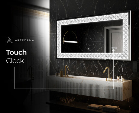 Backlit Decorative Mirror - Marble Uplift #9