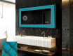 Backlit Decorative Mirror - Blue Harmonies