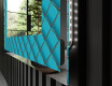 Backlit Decorative Mirror - Blue Harmonies #3