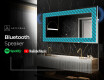 Backlit Decorative Mirror - Blue Harmonies #8