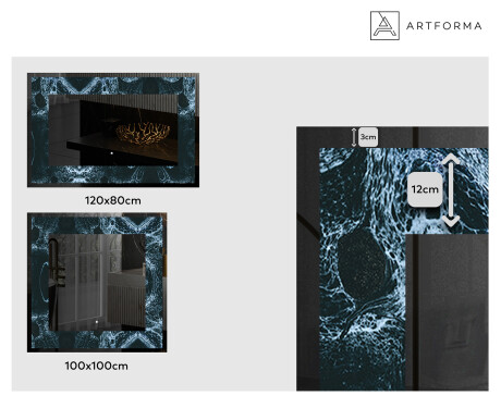 Backlit Decorative Mirror - Oceanic Madness #2