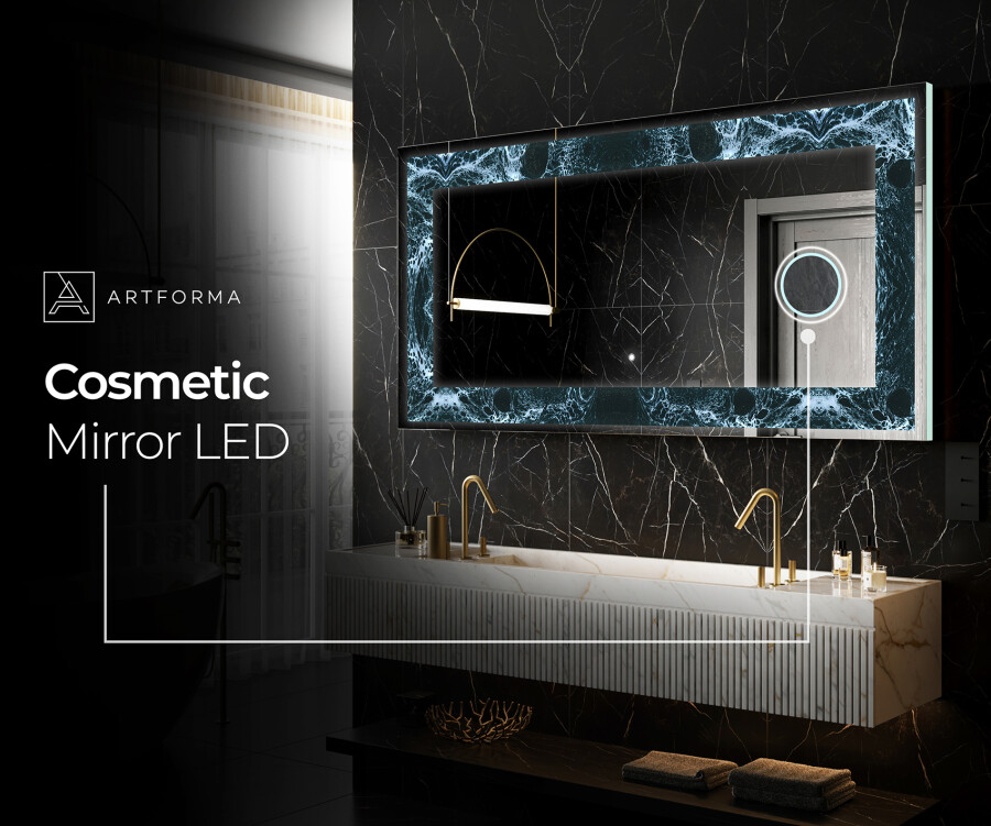 Artforma Backlit Decorative Mirror Oceanic Madness