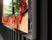 Backlit Decorative Mirror - Fiery Reflections #3