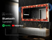 Backlit Decorative Mirror - Fiery Reflections #8