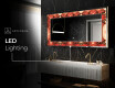 Backlit Decorative Mirror - Fiery Reflections #10