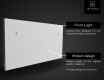 Backlit Decorative Mirror - Ruby Rhythms #7
