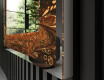 Backlit Decorative Mirror - Amber Shell #3