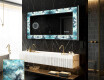 Backlit Decorative Mirror - Sapphire Reflections