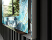 Backlit Decorative Mirror - Sapphire Reflections #3