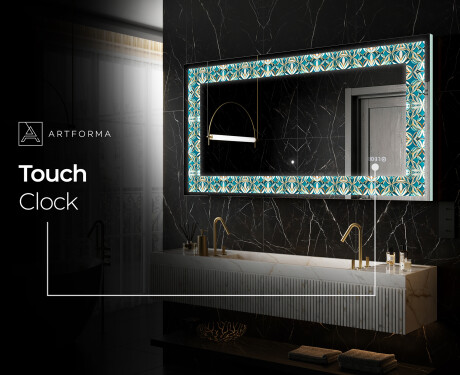 Backlit Decorative Mirror - Floral Elevations #10