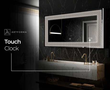 Backlit Decorative Mirror - Dynamic Circles #10