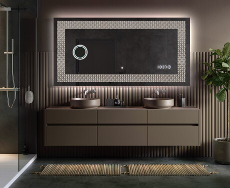 Backlit Decorative Mirror - Dynamic Circles #5