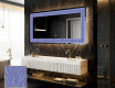 Backlit Decorative Mirror - Colorful Ruffles