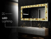 Backlit Decorative Mirror - Glow Geometry #9