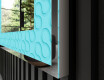 Backlit Decorative Mirror - Divergent Lines #3