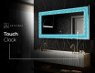 Backlit Decorative Mirror - Divergent Lines #10