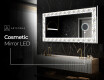 Backlit Decorative Mirror - Dynamic Whirls #8