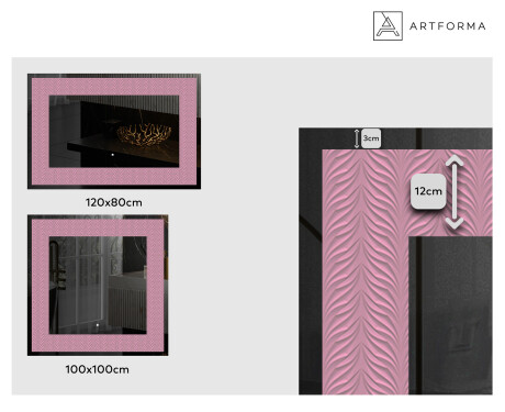 Backlit Decorative Mirror - Experimental Compositions #2