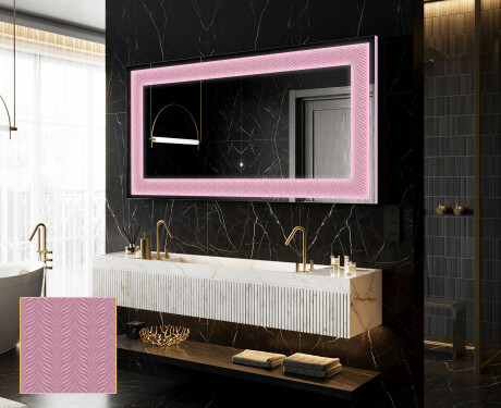Backlit Decorative Mirror - Experimental Compositions
