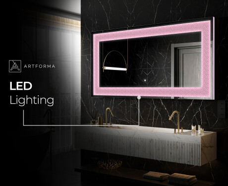 Backlit Decorative Mirror - Experimental Compositions #9