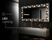 Backlit Decorative Mirror - Plant Rhythms #10