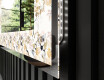 Backlit Decorative Mirror - Floral Reflections #3