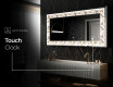 Backlit Decorative Mirror - Floral Reflections #8