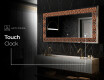 Backlit Decorative Mirror - Abstract Leaves #8