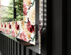 Backlit Decorative Mirror - Flowers Full Of Colors #3