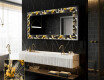 Backlit Decorative Mirror - Floral Symmetries